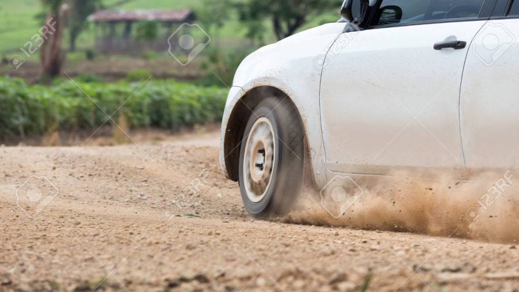 Conducir en caminos de tierra, 123RF
