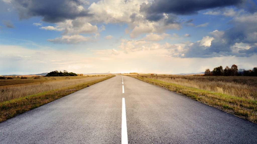 la carretera, pavimento, paisaje, Pixabay