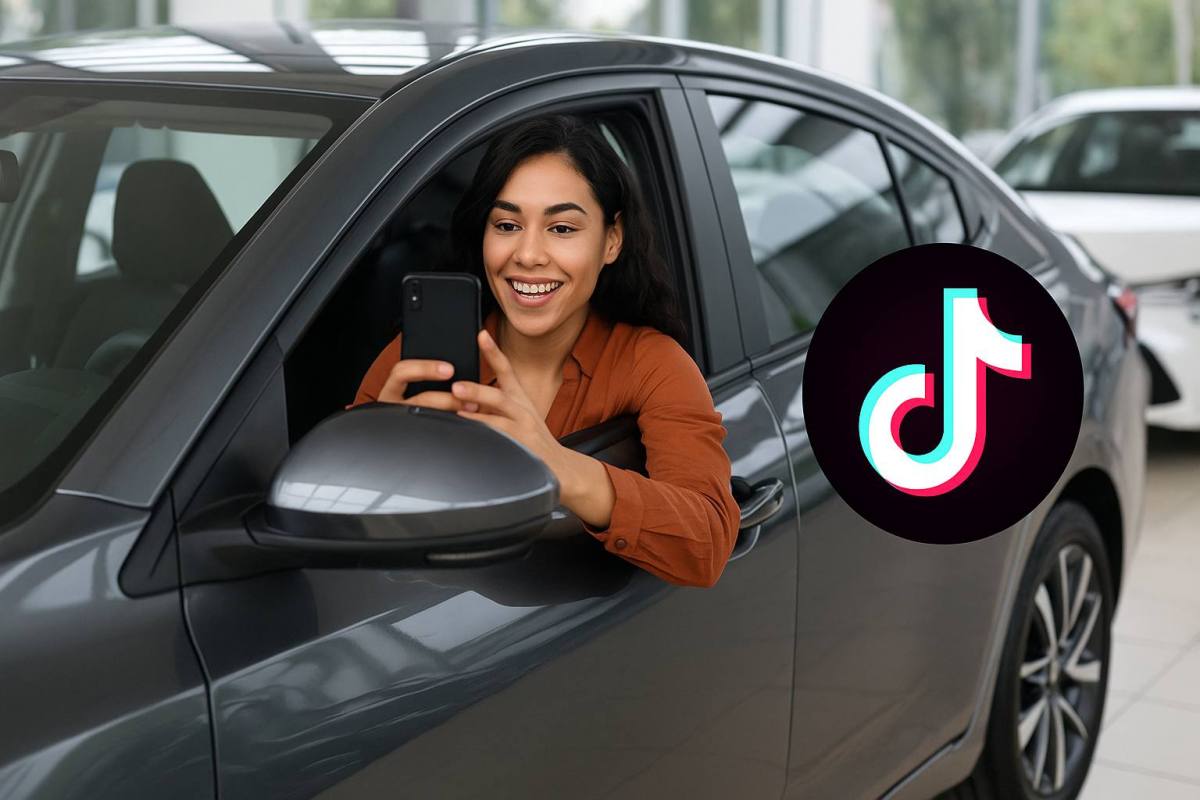 Estrategias de venta de autos con TikTok ,Imagen generada por IA / ChatGPT