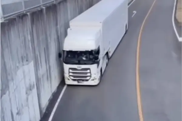 Hábil conductor ,instagram @flamingo_freight