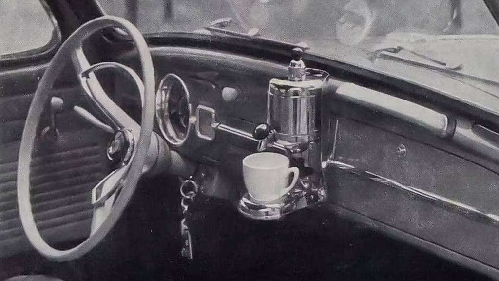 Cafetera del Volkswagen Beetle de 1959, instagram @thishowthingswork