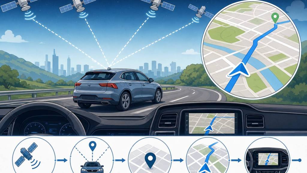Cómo funciona el GPS en los autos, Autoguia
