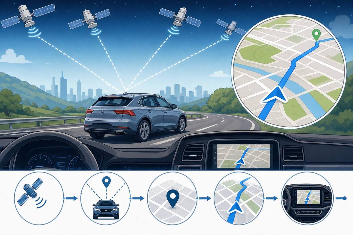 Cómo funciona el GPS en los autos ,Autoguia
