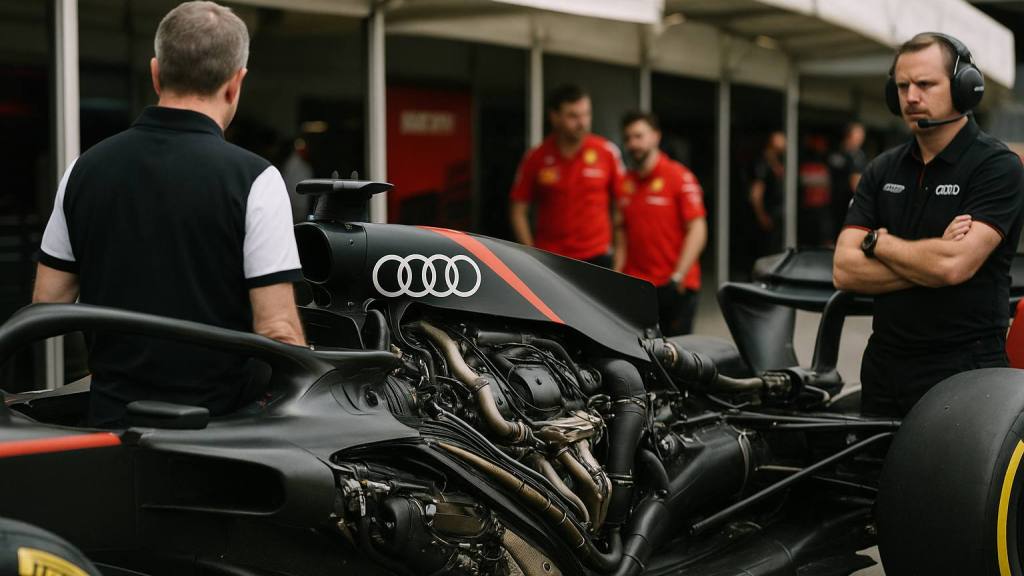 Audi presenta innovaciones motrices en la F1