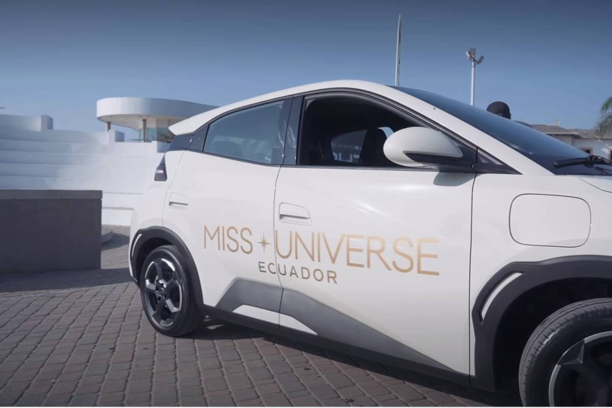 BYD Seagull 2027, auto oficial de la Miss Universo Ecuador 2026. ,instagram @cnbecuador