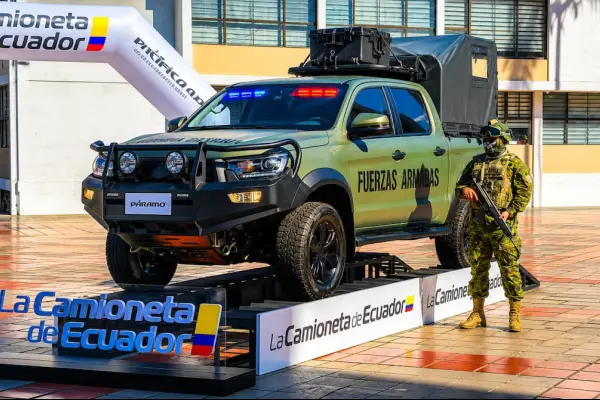 Ecuador inaugura su primera patrulla militar localmente ensamblada ,Cortesía