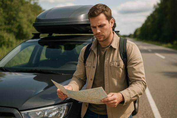 Mecánico revisando el motor de un automóvil